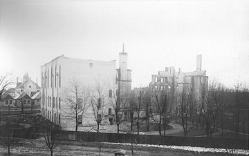 Photo of SSSF Motherhouse after 1890 Fire