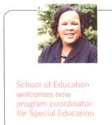 Calendra Lockhart and Alverno's Special Education Program