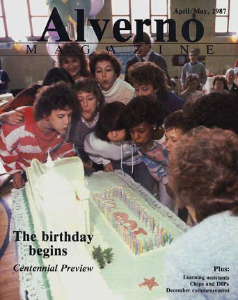 Cover Image of the April/May "Alverno Magazine" depicting Alverno Centennial Celebration