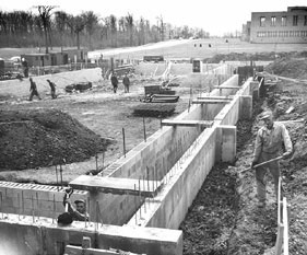 Construction Photo: Alverno Elementary School, 1954