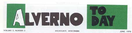 Alverno Today Masthead from June 1970