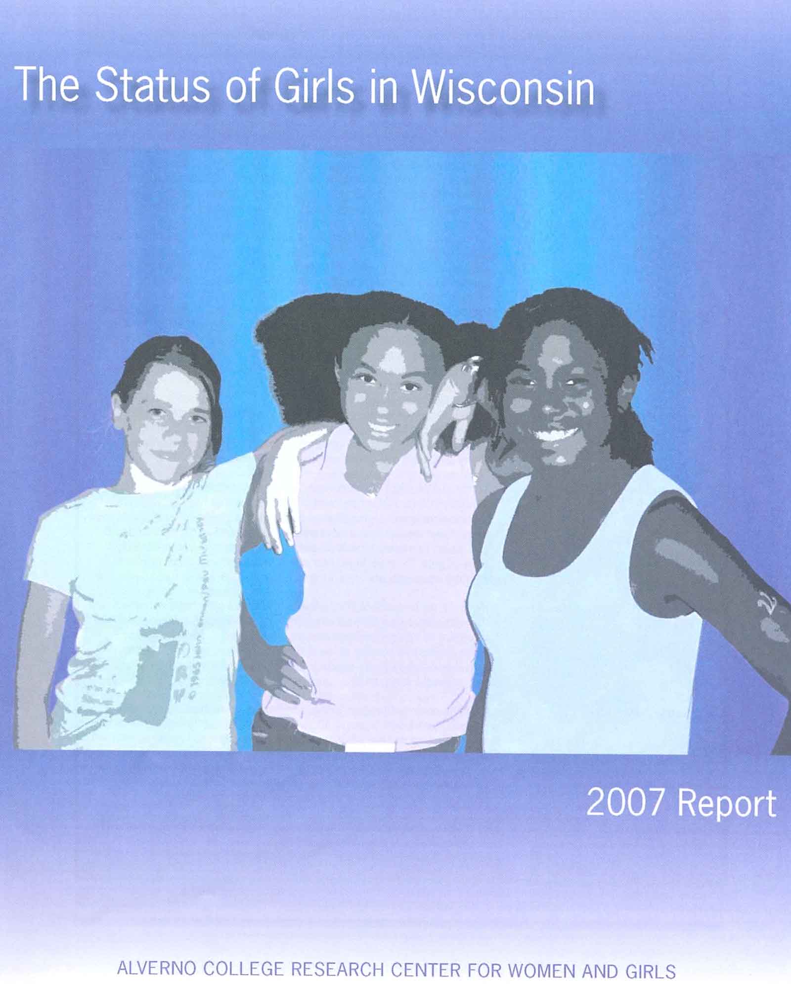 Cover of the frist Status of Girls in Wisconsin Report
