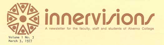 Innervisons Newsletter from March 3, 1977--Masthead