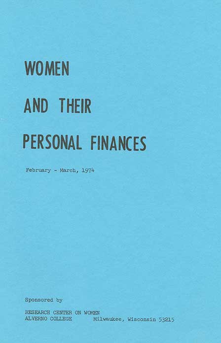 "Women and Their Personal Finances" Related Research Report Cover